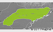 Physical Map of Jakobabad, desaturated