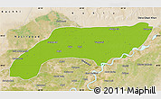 Physical Map of Jakobabad, satellite outside