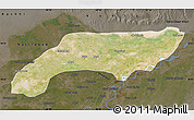Satellite Map of Jakobabad, darken
