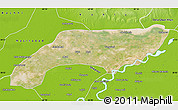 Satellite Map of Jakobabad, physical outside