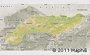Satellite Map of Jakobabad, semi-desaturated