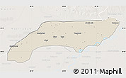 Shaded Relief Map of Jakobabad, lighten