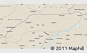 Shaded Relief Map of Jakobabad