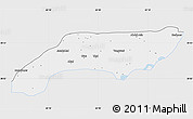 Silver Style Map of Jakobabad, single color outside