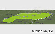 Physical Panoramic Map of Jakobabad, darken, semi-desaturated