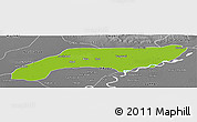 Physical Panoramic Map of Jakobabad, desaturated