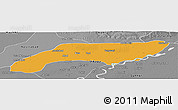 Political Panoramic Map of Jakobabad, desaturated