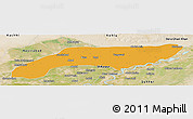Political Panoramic Map of Jakobabad, satellite outside