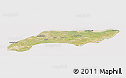 Satellite Panoramic Map of Jakobabad, cropped outside
