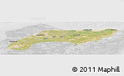 Satellite Panoramic Map of Jakobabad, lighten, desaturated