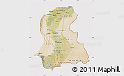 Satellite Map of Sind, cropped outside