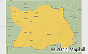 Savanna Style 3D Map of Tharparkar