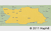 Savanna Style Panoramic Map of Tharparkar