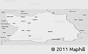 Silver Style Panoramic Map of Tharparkar