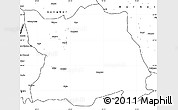 Blank Simple Map of Tharparkar