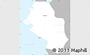 Gray Simple Map of Aimeliik
