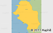 Savanna Style Simple Map of Aimeliik