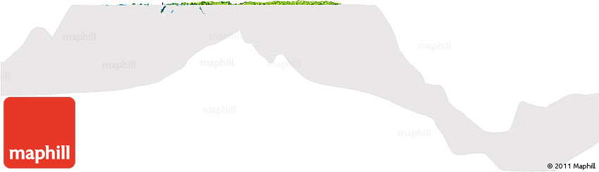 Physical Horizon Map of Palau, cropped outside