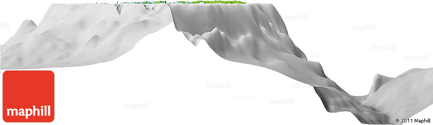 Physical Horizon Map of Palau, lighten, desaturated