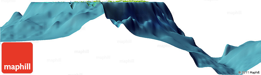 Physical Horizon Map of Palau, satellite outside