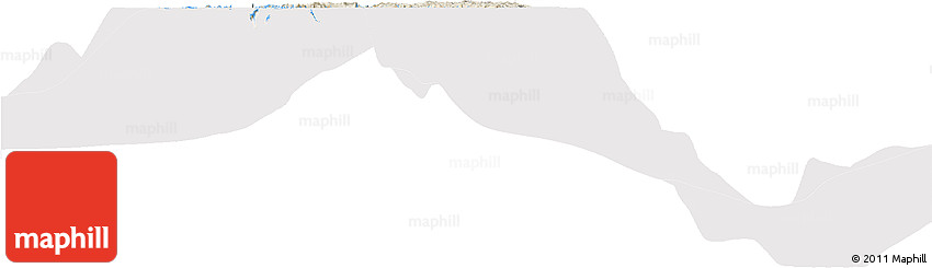 Shaded Relief Horizon Map of Palau, cropped outside