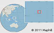 Savanna Style Location Map of Palau, lighten, semi-desaturated, land only