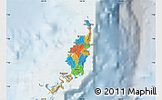 Political Map of Palau, lighten