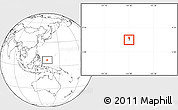 Blank Location Map of Ngatpang, within the entire country