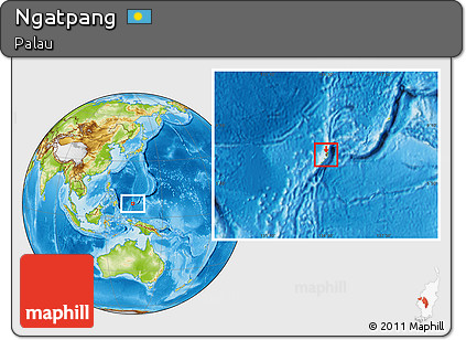 Physical Location Map of Ngatpang