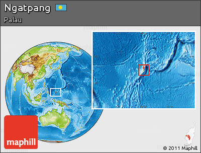 Physical Location Map of Ngatpang
