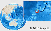 Shaded Relief Location Map of Ngatpang