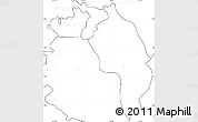 Blank Simple Map of Ngatpang, no labels