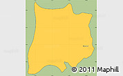 Savanna Style Simple Map of Ngiwal, cropped outside