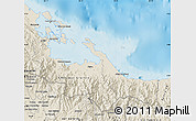 Shaded Relief Map of Bocas del Toro