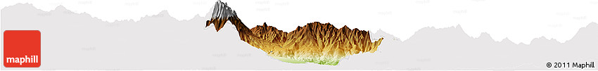 Physical Horizon Map of Boquete, cropped outside Physical Horizon Map of Boquete, cropped outside