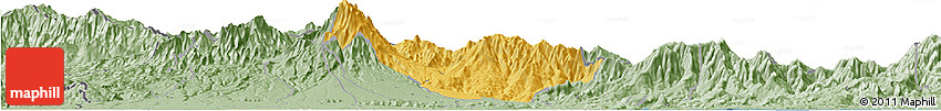 Savanna Style Horizon Map of Boquete