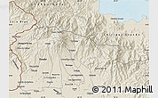 Shaded Relief Map of Boquete