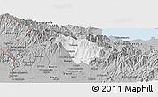 Gray Panoramic Map of Boquete