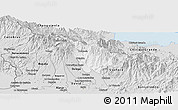 Silver Style Panoramic Map of Boquete