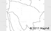 Blank Simple Map of Boquete, no labels