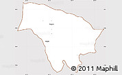 Classic Style Simple Map of Boquete, cropped outside