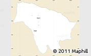 Classic Style Simple Map of Boquete, single color outside
