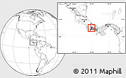 Blank Location Map of Bugaba, highlighted country, highlighted parent region