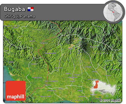 Satellite Map of Bugaba