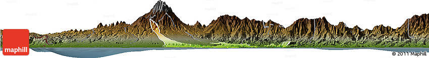 Physical Horizon Map of David, darken