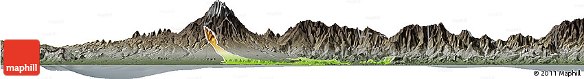 Physical Horizon Map of David, darken, semi-desaturated