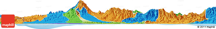 Physical Horizon Map of David, political outside
