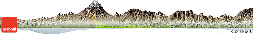 Physical Horizon Map of David, semi-desaturated