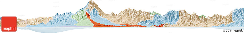 Political Horizon Map of David, lighten