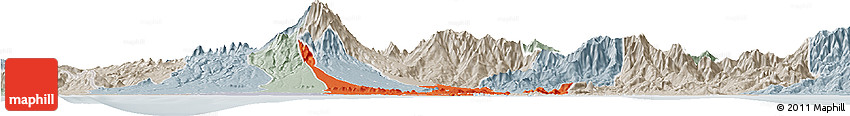 Political Horizon Map of David, lighten, semi-desaturated